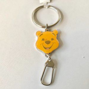 Vintage Disney Winnie The Pooh Zipper Pull Keychain Purse Charm Disneyana